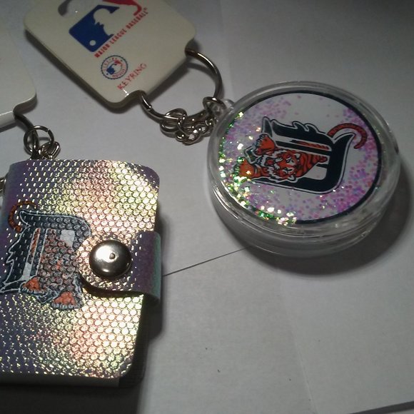 Detroit Tigers MBL Key Chains 2 styles Vintage NWT - Picture 3 of 4